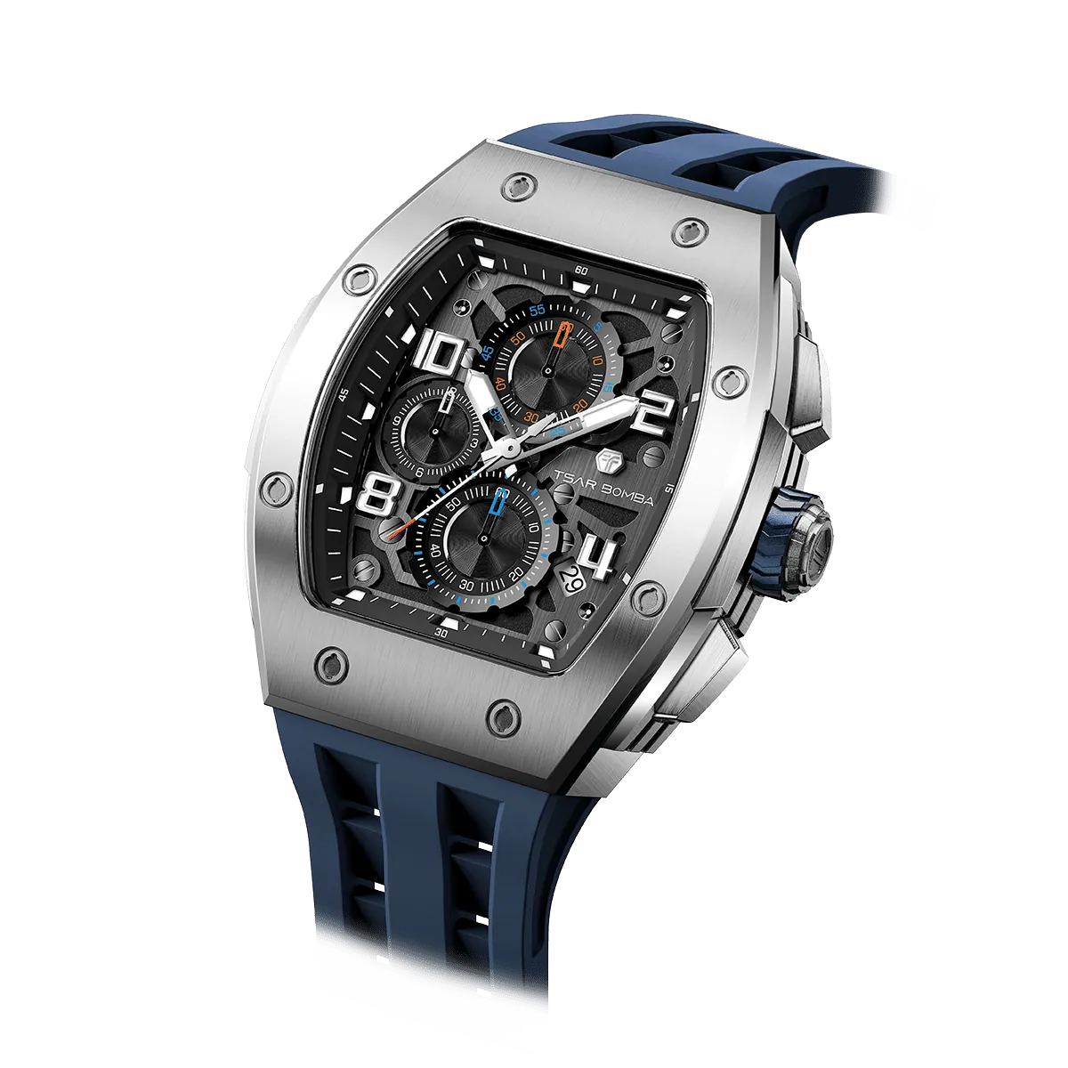 Elemental-TB8224Q - Silver Blue