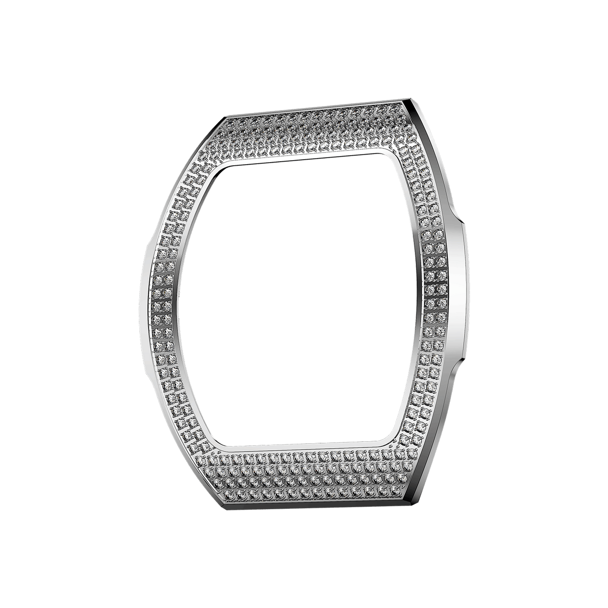Atomic Interchangeable Bezel - Cubic Zirconia-Silver