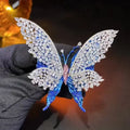 Brooches designer jewelry New Style Heavy Duty Inlaid AAA Zircon Double Layer Butterfly Brooch, Light Luxury Fashionable High End Statement Clothing Accessory Great Shopping 4You