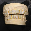 Custom Made Personalized Vvs Vvs1 Moissanite Diamond Mens Hip Hop 14k White Gold Iced Out 18k Gold Plate Grillz Teeth Decoration Great Shopping 4You