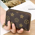 5AFashion women wallet PU Leather wallet single zipper wallets lady ladies short classical purse with card orange box Great Shopping 4You