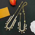 Designer Necklace Luxury Pendant Bracelet for Women Party Engagement Jewelry Pearl Choker Necklace Set Wedding Gift with Box Great Shopping 4You