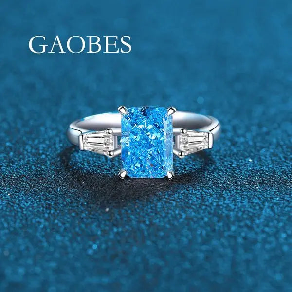 Luxurious Accessory Choice Colorful Three-Stone Engagement Band Melding Timeless Style with Modern Charm Great Shopping 4You