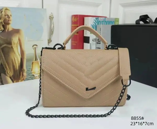 23 yyds caviar chain bag luxury designer bag armpit bag women's shoulder bag crossbody bag high-end large capacity mobile phone bag wallet little fairy must choose 23CM Great Shopping 4You