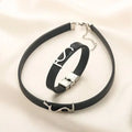 Designer Bracelets Necklace Set Luxury Stainless steel Leather Material Letter Bracelets with Gold Silver Plating High Quality Jewelry Sets Christmas Gift Great Shopping 4You