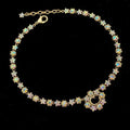 Designer Luxury pendant letter necklace for women Party wedding gift engagement jewelry 18K Gold Plated Crystal Brand necklace With box Great Shopping 4You