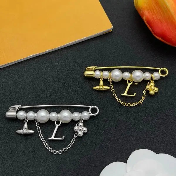 Designer brooch Fashion Women Pins Brooch Crystal Brooch Brooches Pearl Pins Fashion Accessories Gifts Great Shopping 4You