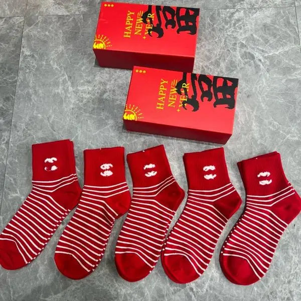 Designer 2024 Mens Womens Socks Five Pair Luxe Sports Winter Mesh Letter Printed Sock Embroidery Cotton Man Breathable Mixing Football Basketball Socks Great Shopping 4You