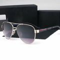 Womens Triomphe Oval Frame Sunglasses Women Metal Mirror Legs Green Lens Sunglasses Retro Small Round Frame Sexy Little Women With original box RSYRH Great Shopping 4You