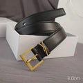 Belts for Women Designer Genuine Leather Belt Cowhide High Quality Men Belts Bronze Buckle Waistband Cintura Uomo Width 3cm Great Shopping 4You