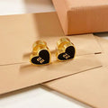 Brand Simple Women Luxury Designer Stud Crystal Rhinestone 18K Gold Plated Metal Letter Earrings for Girls Lovers Jewelry Gifts Great Shopping 4You