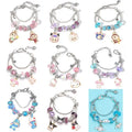 Handmade Designer Jewelry Beaded Bracelet with Cartoon Kuromi Labubu Charms - Trendy Kawaii Accessories for Fashion - Loving Women My Melody Cinnamoroll Bracelet Great Shopping 4You