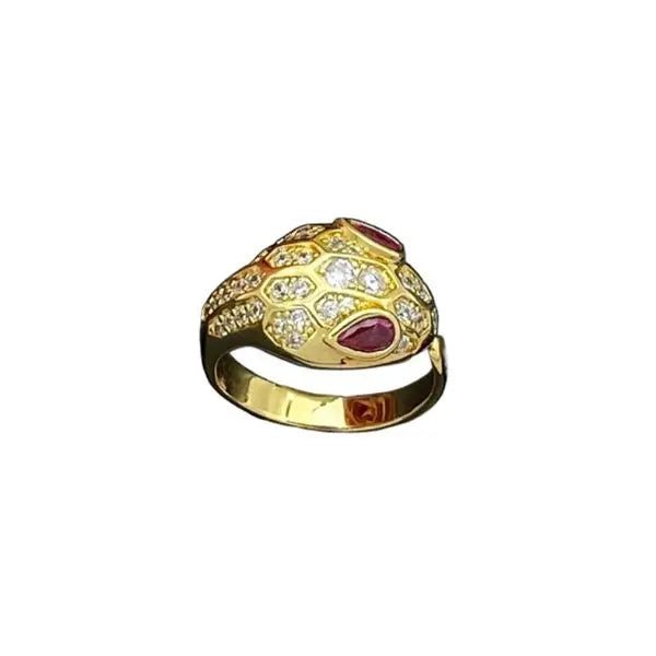Snake-shaped Luxury Ring Designer Vintage Elegant Ring High-quality Multiple Styles Available Open-ended Size Adjustable Ring Great Shopping 4You
