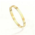 Luxurious Feminine Jewelry Accessory - High-Quality Platinized Bangle for Special Occasions Great Shopping 4You