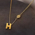 Designer Necklace Necklace for Women Letter Initial Necklaces Gold Chain Layered Luxury Jewlery Designer for Women Elegant Timeless Pendant Gift Sparkling Great Shopping 4You