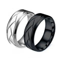 Stainless Steel Ring with Titanium Finish: Durable Fashion Statement for Modern Men Fashionable and Stylish Titanium Steel Ring for Single Trendy Men Great Shopping 4You
