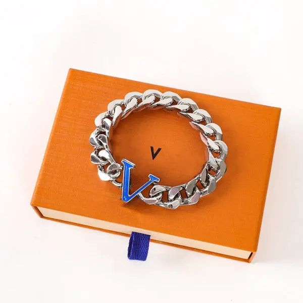 Classic Luxury Bracelets Bangle Letter Titanium Steel with Diamond Designer for Women Jewlery Gifts Womans Gold Sier Not Fade Great Shopping 4You