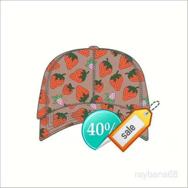 2023yearQuality Strawberry Baseball Caps Man's Cotton Cactus Classic Letter Ball Summer Women Sun Hats Outdoor Adjustable Snapback Cap13332 Great Shopping 4You