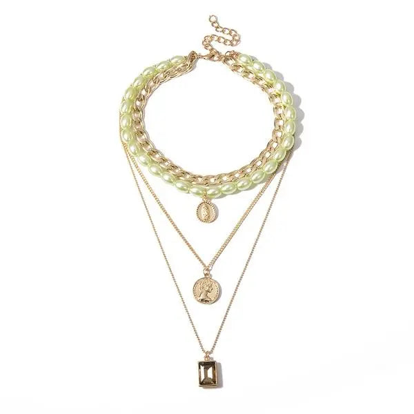 Fashion gold chain bracelet necklace for women party wedding engagement lovers gift jewelry Great Shopping 4You