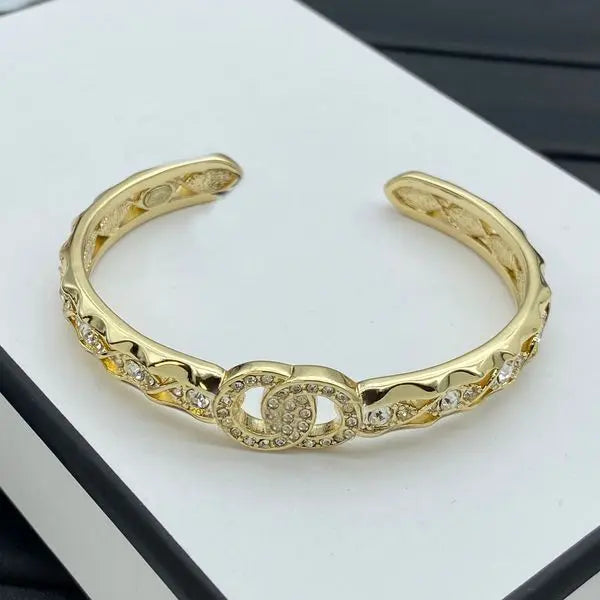 Designer Bracelet Gold Plated Charm Bangle Women Luxury Jewelery Classic Diamond Bracelets Braclet Womens Designer Jewelry Great Shopping 4You