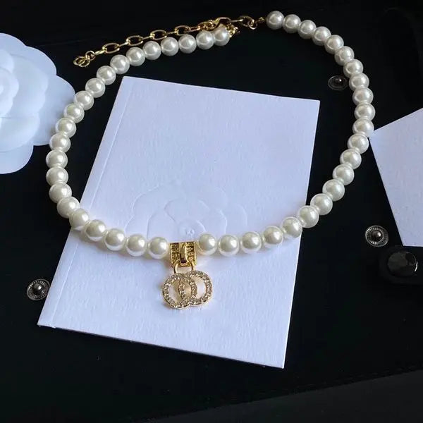 Classic Pendants Necklaces Gold Plated Stainless Steel Crystal Round Pendant Necklace Choker Chain Jewelry Accessories Great Shopping 4You