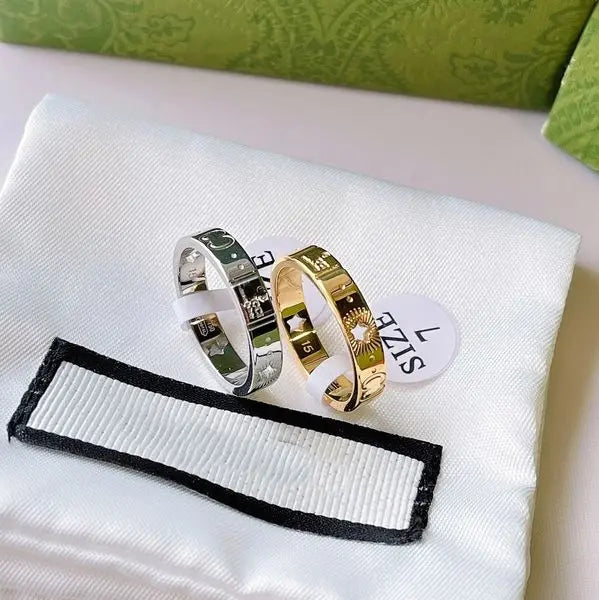 Fashionable And Exquisite Wedding Ring Popular Designer Ring 18k Gold Plated Classic Quality Jewelry Accessories Selected Lovers Gifts For Women Great Shopping 4You