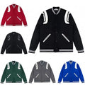 new fashion Baseball Coat Uniform Fashion Jacket Single Breasted Warm Jackets Couples Women Men Varsity Coats Men's Designer Clothing Great Shopping 4You
