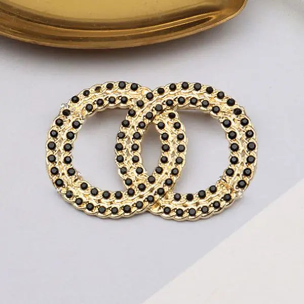 Famous Desinger Brooch Women Rhinestone Pearl Letter Brooches Suit Pin Fashion Jewelry Clothing Decoration s Top Quality Accessories Gifts Great Shopping 4You