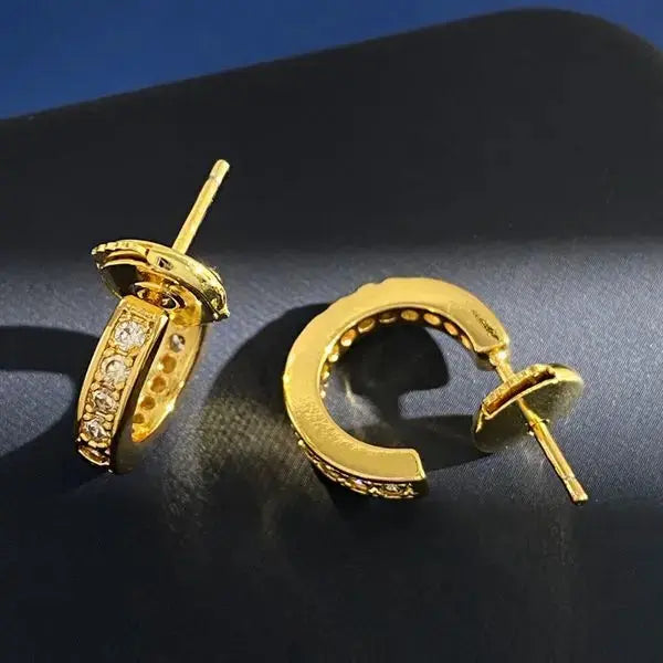 Earrings Designer For Women Designer Earrings Style Extravagant Studs Classic Simple Earring Steel Silver Elagant Women Stud Earrings Fashion Jewelry Great Shopping 4You