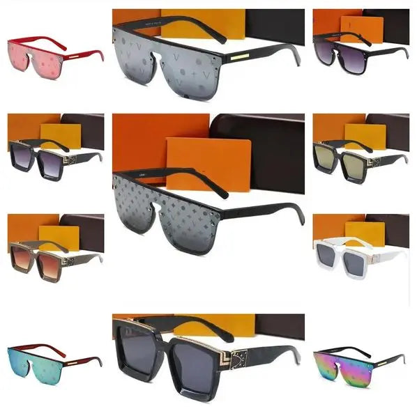 Designer Sunglasses for Men Millionaires Flower Lens Women Sunglass Luxury Glasses Millionaire Full Frame Eyewear UV400 Unisex Eyeglass Letter Black Grey TYHO Great Shopping 4You