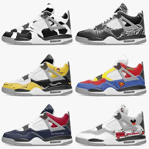 diy custom basketball shoes mens womens classic deep purple blue cool trainers outdoor sports 36-46 Great Shopping 4You