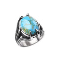 Men's Trend High Quality 316LStainless Steel Onyx Claw Rings Classic Vintage Fashion Jewelry Products Great Shopping 4You