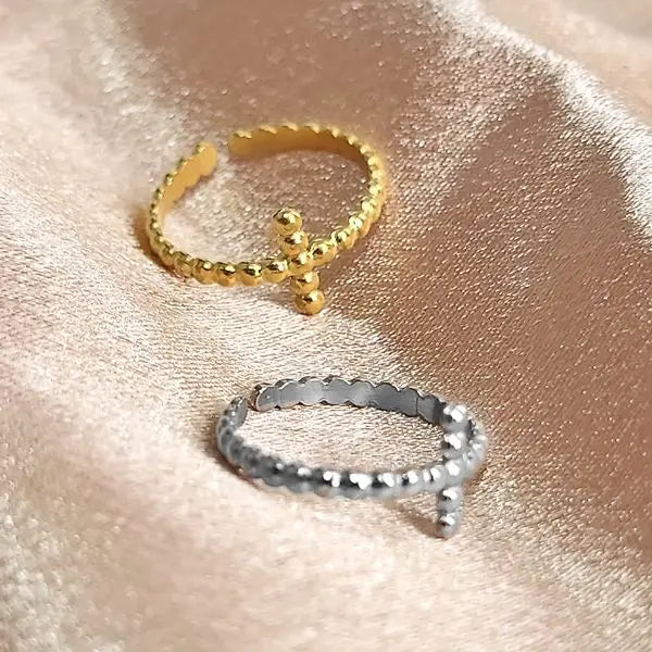 Fashionable temperament titanium steel ring, female trend, niche design sense, cross simple opening stainless steel ring Great Shopping 4You