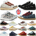 lavines Luxury shoes Leather Curb Sneakers Designer Dress Shoes For Men Women Extraordinary Casual Sneaker Calfskin Rubber Nappa Platformsole mens Great Shopping 4You