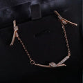 Women's Necklace Earring Designer Twisted Rope Necklace Luxury Jewelry Diamond Necklace and Earring Set 18k Gold Plating High Quality Great Shopping 4You