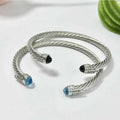 Designer Classic Jewelry DY Bracelet Fashion Charm jewelry Women Dy Popular Woven Twisted Thread Handpiece Open Bracelet Quick Sale Christmas gift accessories Great Shopping 4You