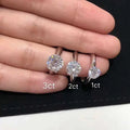 ring 1-3 karat diamond rings anelli moissanite 925 sterling silver couple women marry wedding sets engagement jewelry lovers Great Shopping 4You