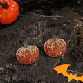 Personalized Creative Alloy Statement Rhinestone Pumpkin Earrings Light Luxury Fresh Style, Women's Cute Pumpkin Earrings Great Shopping 4You