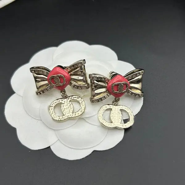 Designer Charm earring Ear Stud Earrings Luxury Womens Jewelry Gold Plated Birthday Gift Earrings with Box Great Shopping 4You