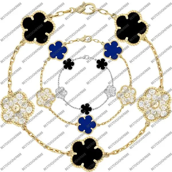 5 Motifs Cleef Clover Bracelet Designer Jewelry Bracelet 18k Gold Plated Stainless Steel Gift For Mothers And Couples Bracelet Luxury Lady Jewelry Bracelets Great Shopping 4You