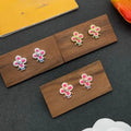 Ear Stud Earrings Rhinestone Pearl Copper Stamp Crystal Letter Earring Fashion Wedding Party Jewelry Accessories Designer Great Shopping 4You