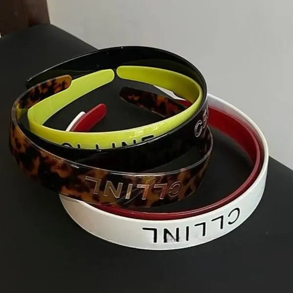 High-end Designer Headbands Women's Headband Wide-brimmed Headband Hair Bands Brand Elastic Letter Headband Luxury Tortoiseshell Hairband Acetate Hair Accessory Great Shopping 4You