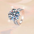 Affordable Elegant Moissanite Jewelry: S925 Silver Bridal Ring for Celebrations Great Shopping 4You