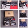 brand underwear breathable modern gravity belt underwear men's underwear letter Boxer underwear 3 pieces/box Great Shopping 4You