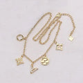 Jewlery Designer for Women love necklace tennis chain moissanite chain gold necklace women accessories clover rope chain choker custom pendant not fade Christmas Great Shopping 4You
