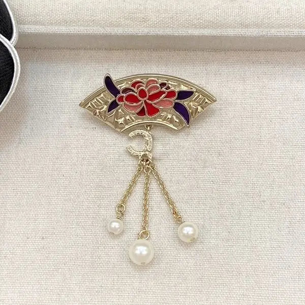 Luxury Designer Women Letter Brooches Gold Plated Broche Fashion Jewelry Brooch Charm Pearl Pin Broches Wedding Party Gift Great Shopping 4You
