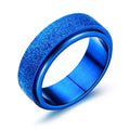 Handmade Simple Men Women Rainbow Color Stainless Steel Ring Size 7/8/9/10 Great Shopping 4You