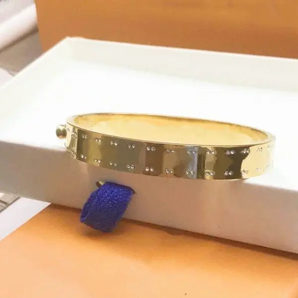 Design Bangle High quality man mens Bracelet Designer jewelry gold buckle Bracelets stainless steel size for men and woman fashion Jewelry Bangles Great Shopping 4You