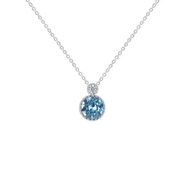 Myyshop Silver Necklaces Wild Clavicle Chain Female Austrian Crystal Simple High-end Jewelry Great Shopping 4You