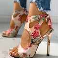 Women Bowtie High Heels Woman Bohemia Sandals Fashion Ladies Open Toe Pumps Female Slingbacks Shoes Womens Plus size 43 Great Shopping 4You